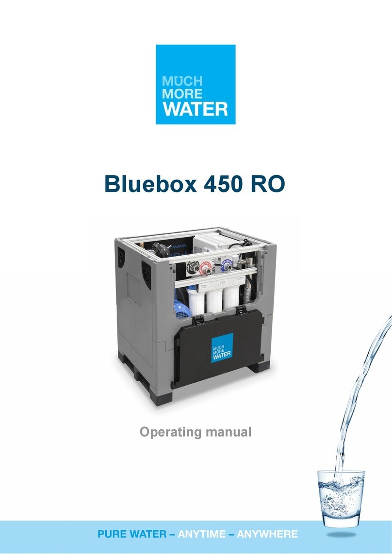 Much More Water BlueBox 450 RO operating manual