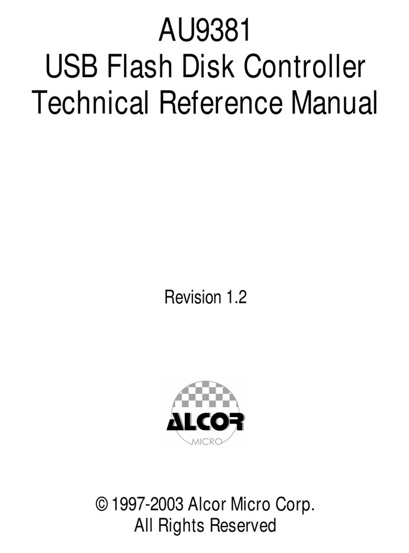 Alcor AU9381 Product manual
