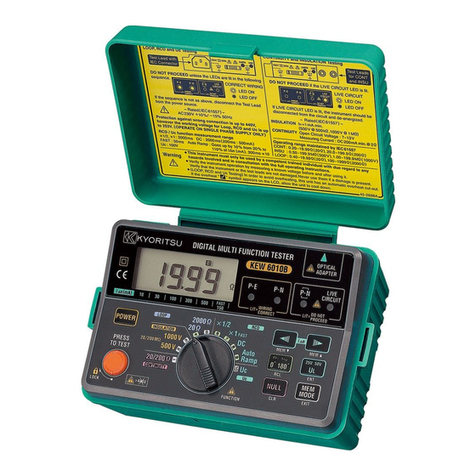 KYORITSU KEW 6010B User manual