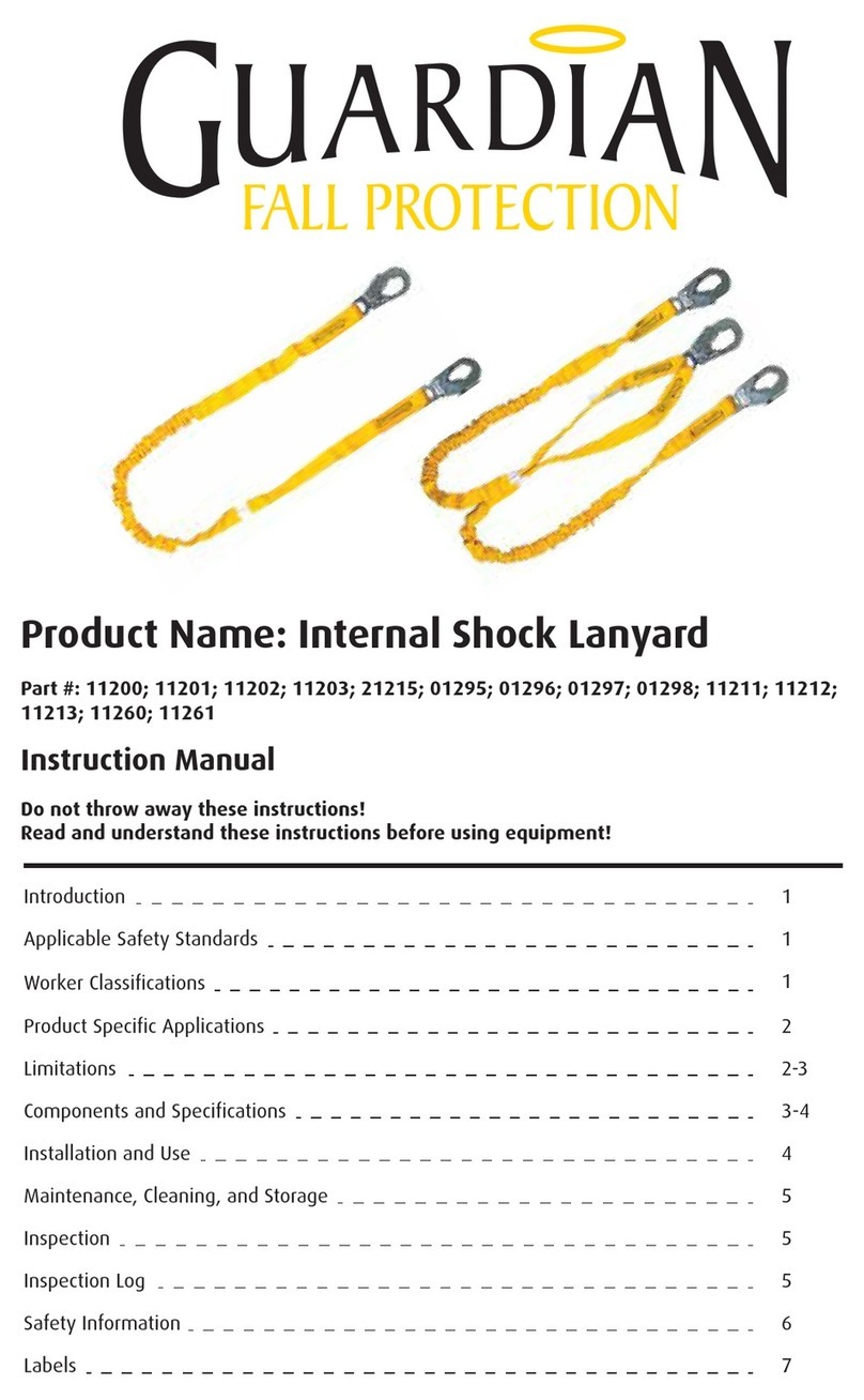 Guardian Fall Protection 11200 instruction manual Guardian Fall Protection 11200 instruction manual