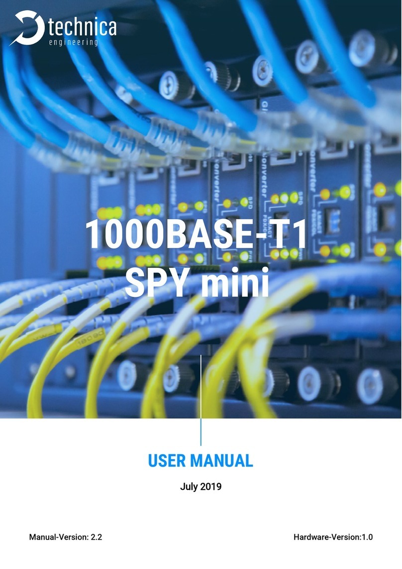 Technica 100BASE-T1 SPY Mini user manual
