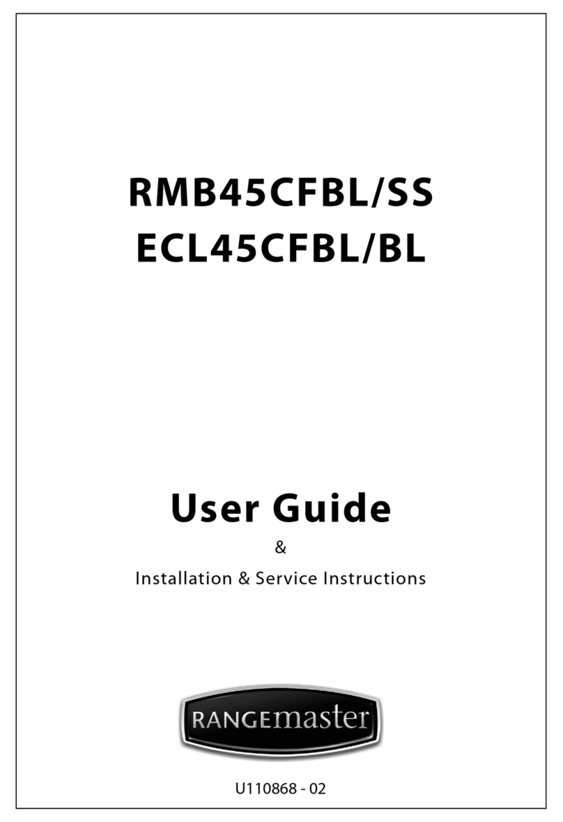 Range Master RMB45CFBL/SS User guide & installation & service instructions