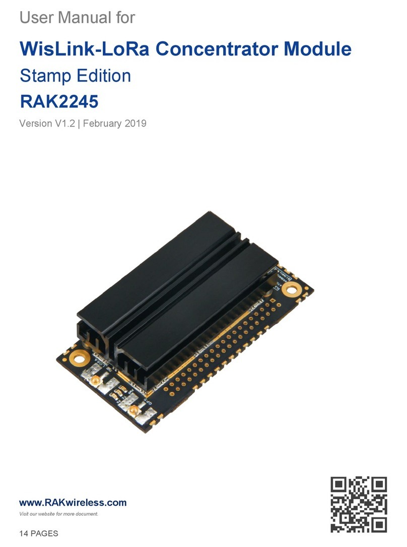 RAKwireless WisLink-LoRa RAK2245 Pi HAT user manual