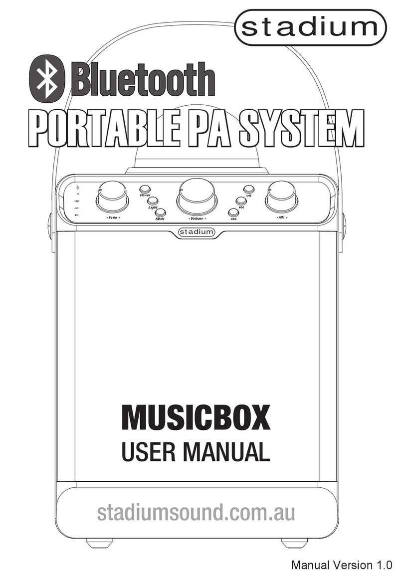 Stadium MUSICBOX user manual