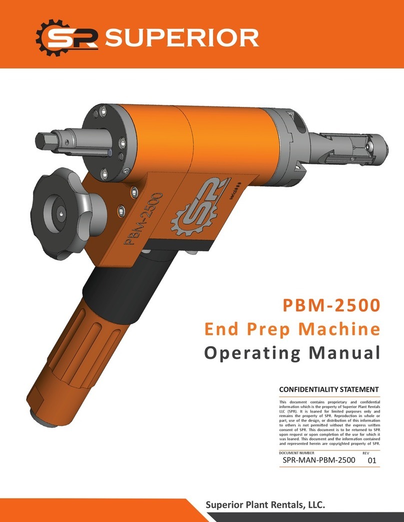 Superior PBM-2500 operating manual Superior PBM-2500 operating manual