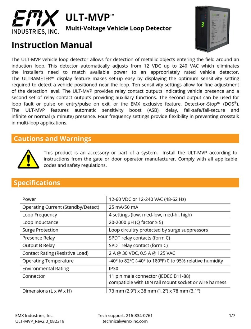 EMX Industries ULT-MVP User manual EMX Industries ULT-MVP User manual