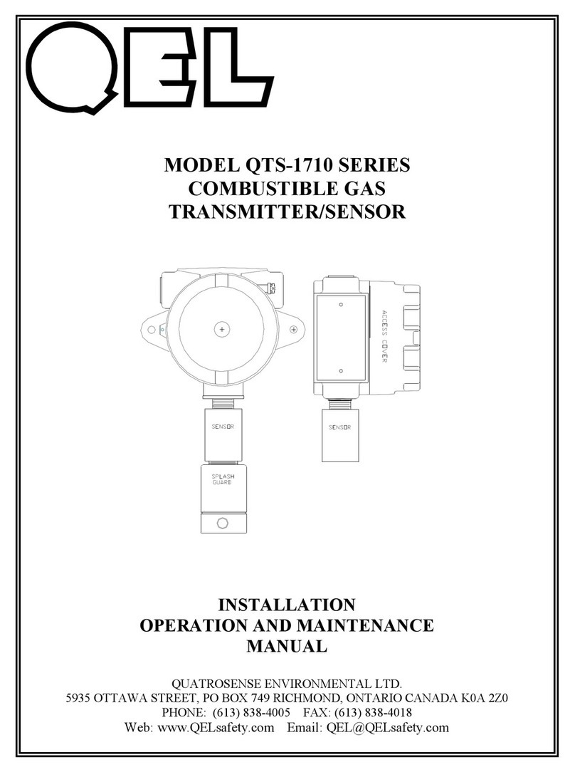 Qel QTS-1710 SERIES Installation, operation and maintenance manual Qel QTS-1710 SERIES Installation, operation and maintenance manual