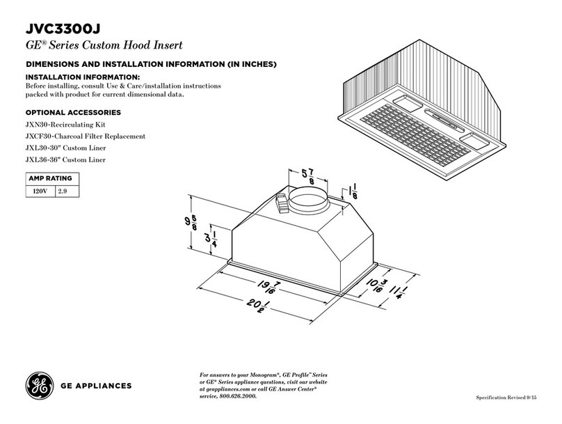 GE JVC3300J Series Manual
