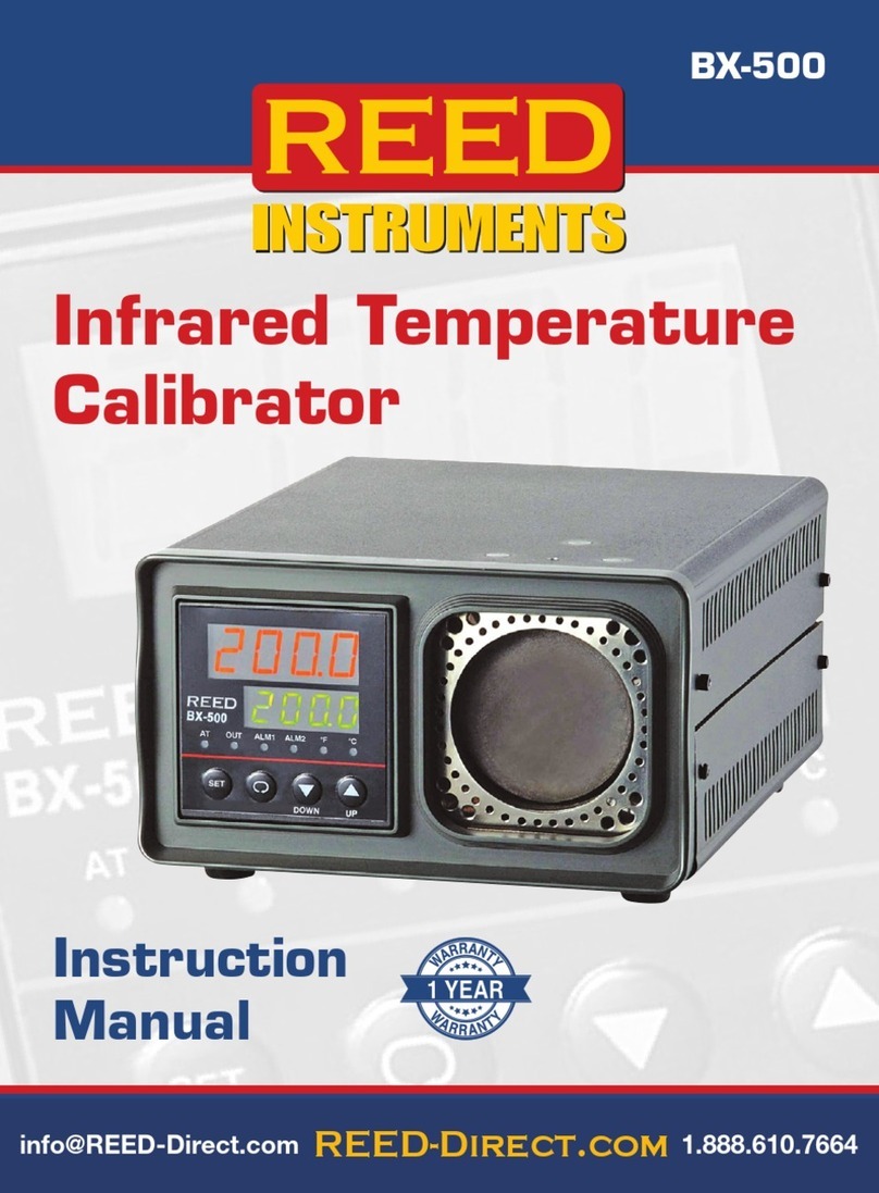 Reed Instruments BX-500 instruction manual