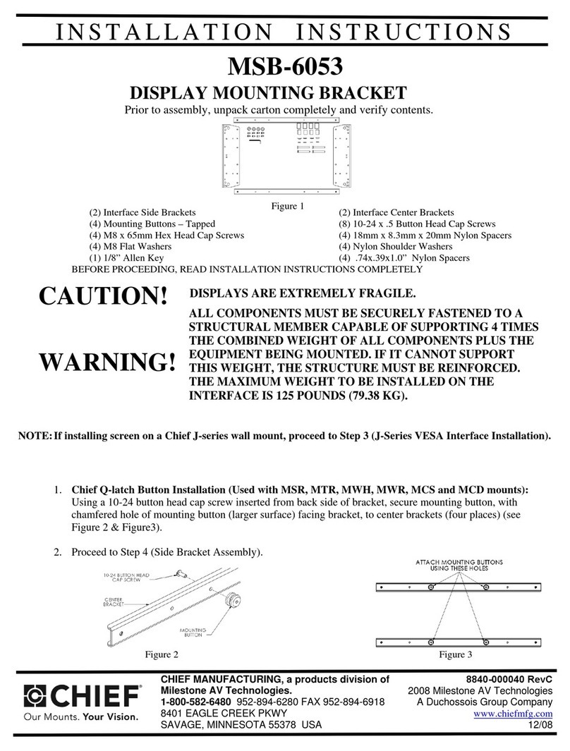 CHIEF MSB-6053 User manual