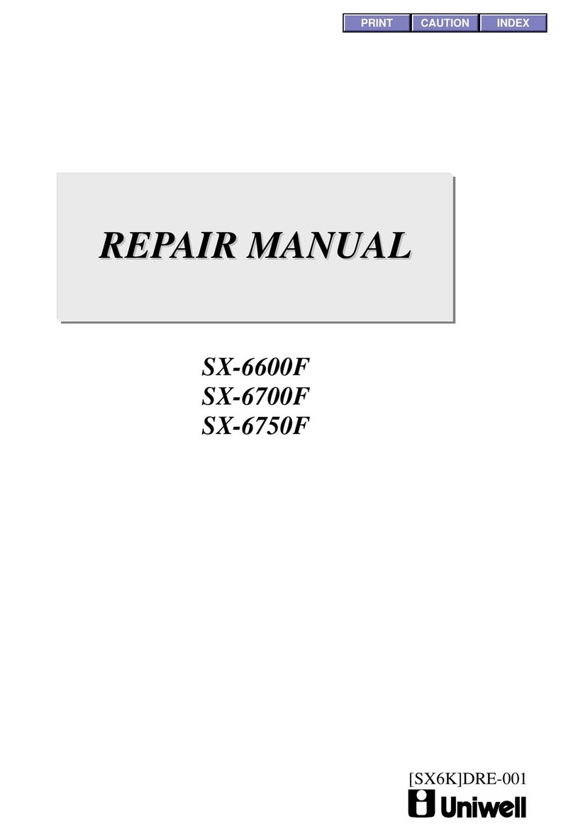 Uniwell SX-6700F Operating instructions Uniwell SX-6700F Operating instructions