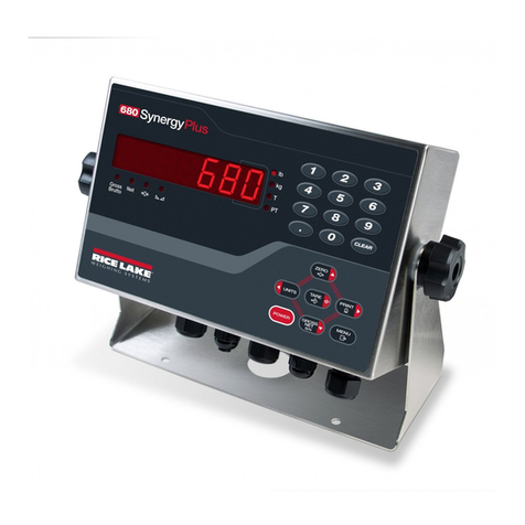 Rice Lake Revolution 680 Synergy Plus Technical manual