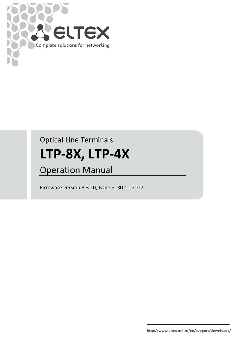 ELTEX LTP-8X Operation manual