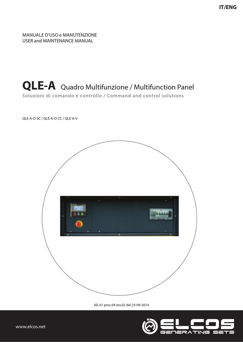 ELCOS QLE-A-O-SC User manual