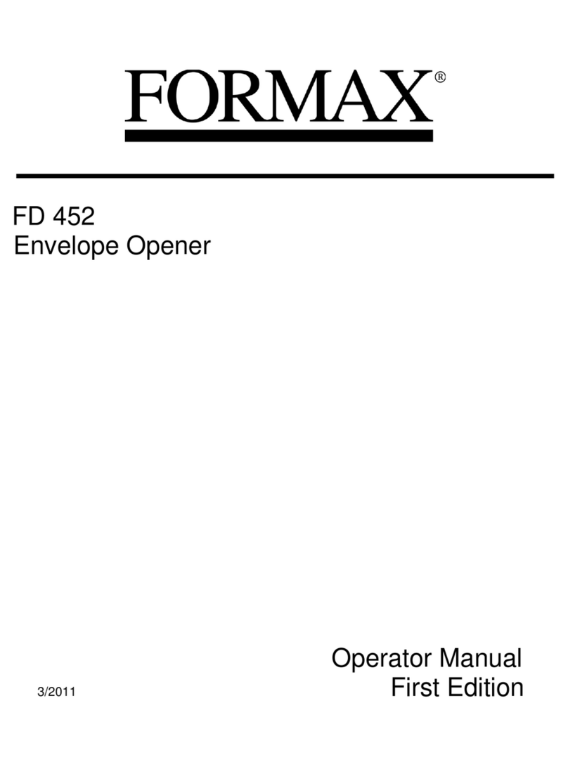 Formax FD 452 Operator's manual