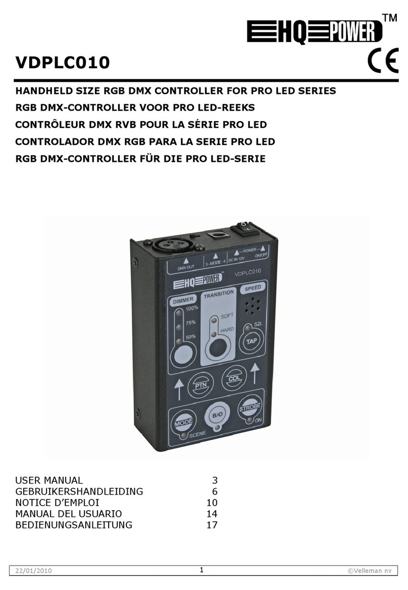 HQ Power VDPLC010 user manual
