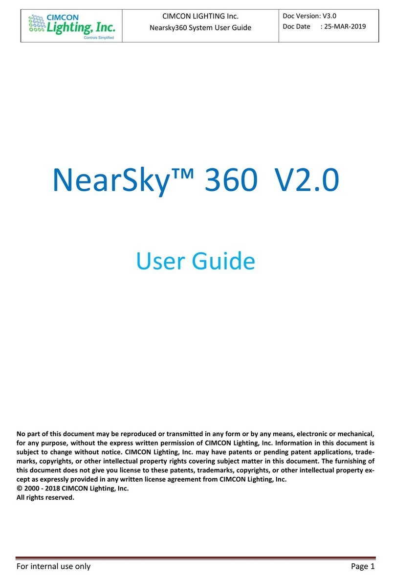 CIMCON Lighting NearSky 360 V2.0 user guide