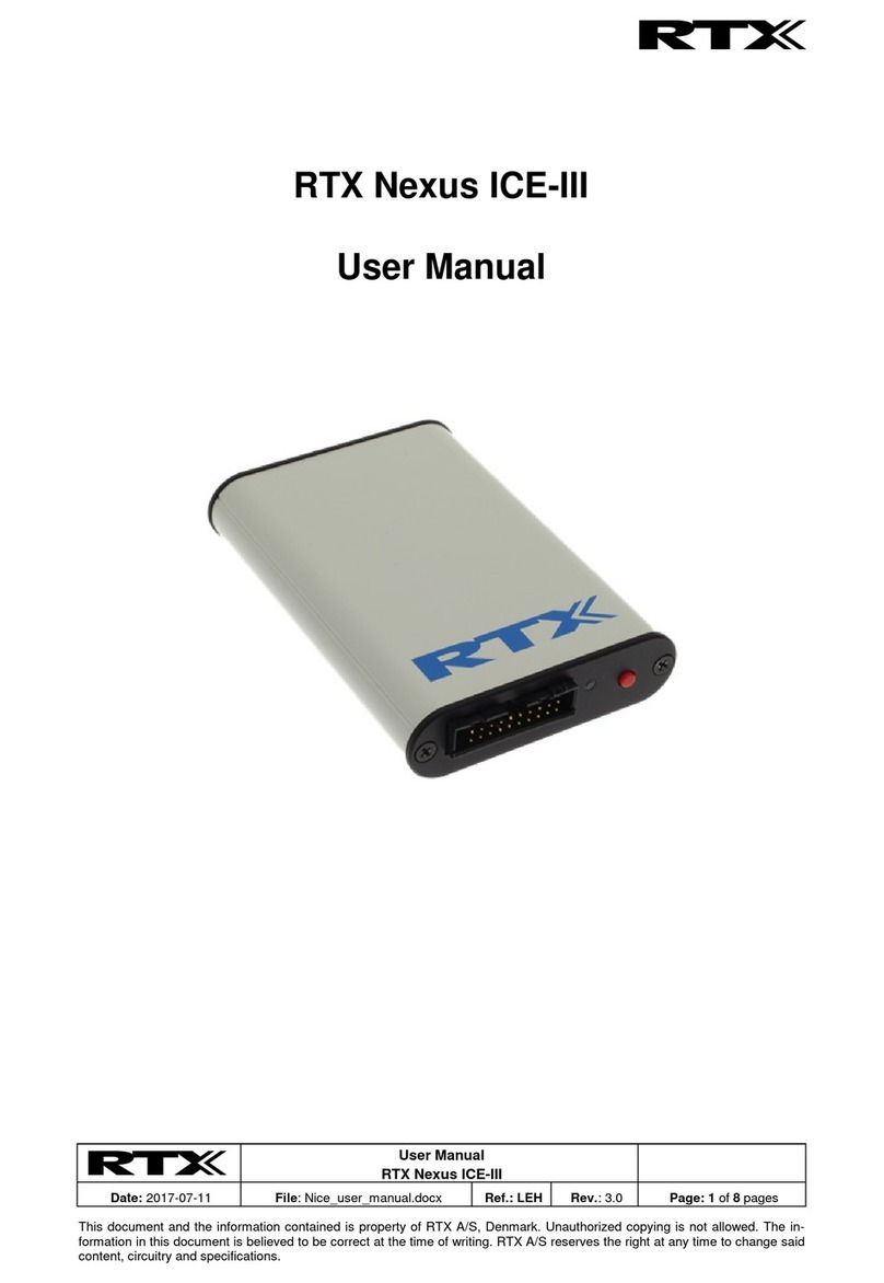RTX Nexus ICE-III user manual