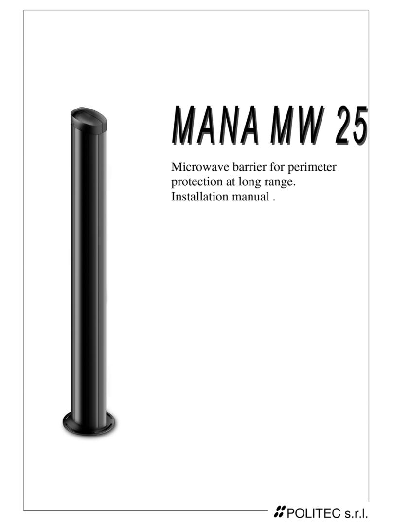 Politec MANA MW 25 installation manual