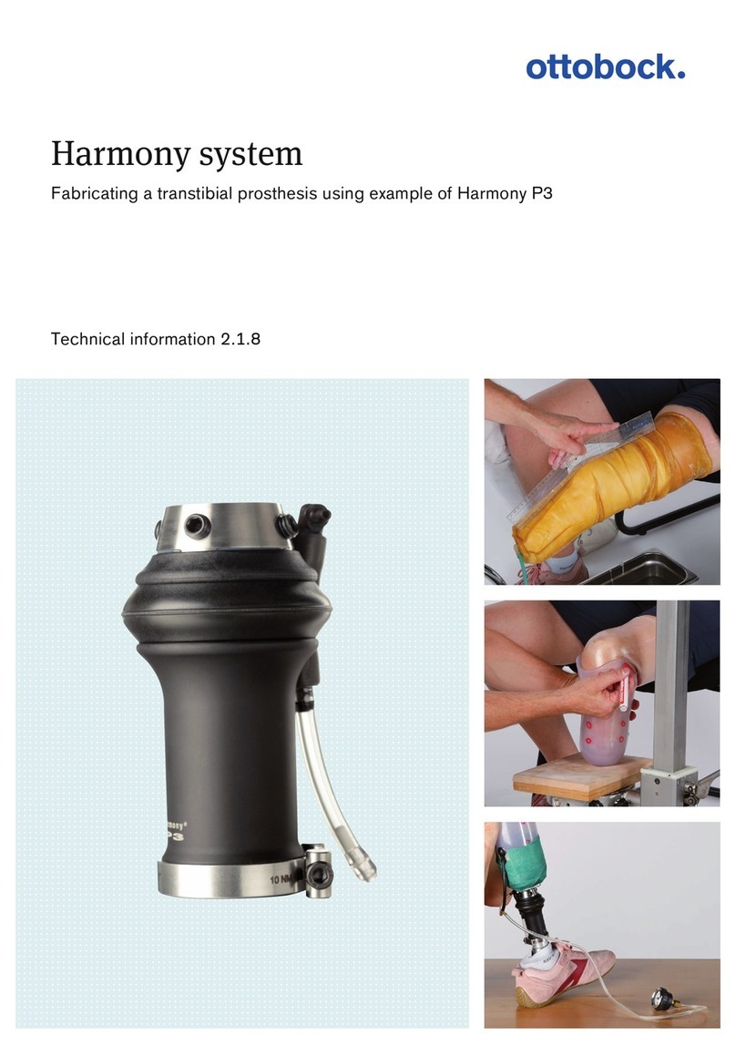 Otto Bock Harmony P3 technical information