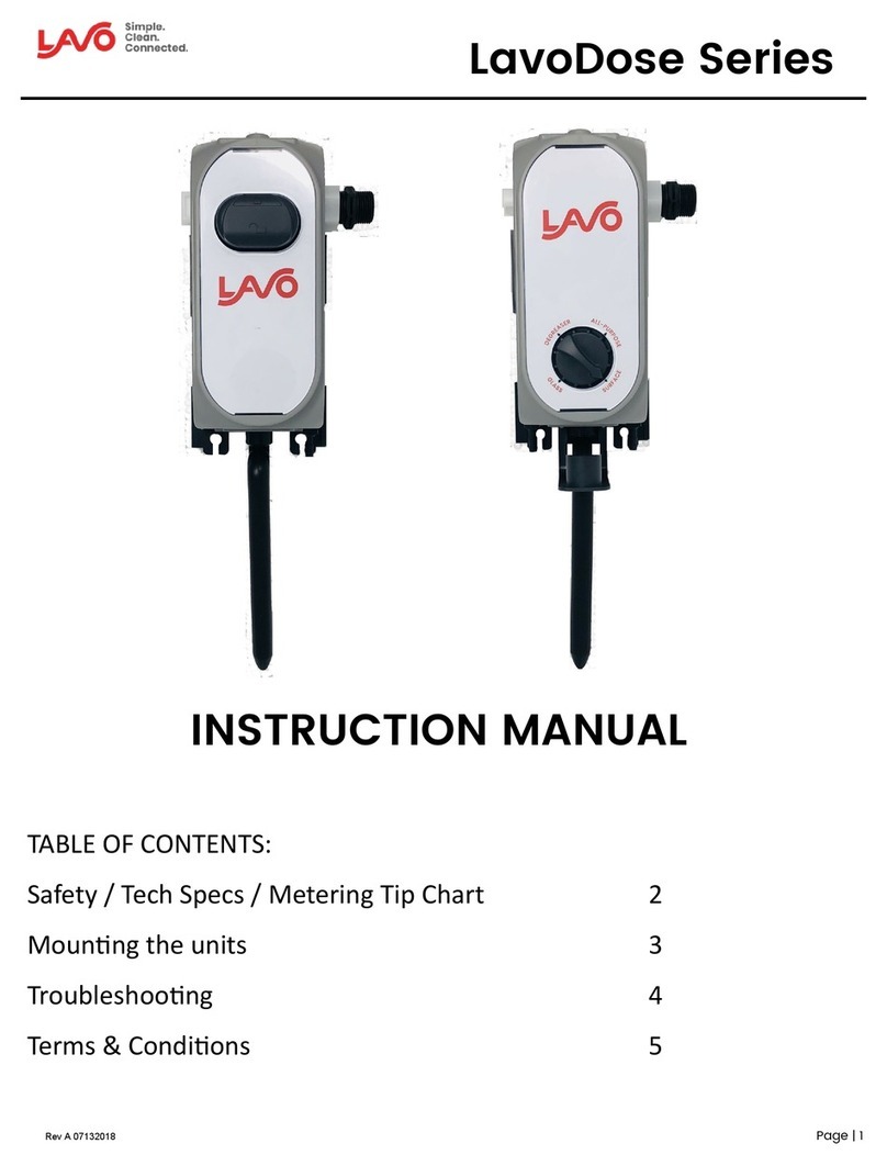 Lavo Solutions LavoDose Series instruction manual