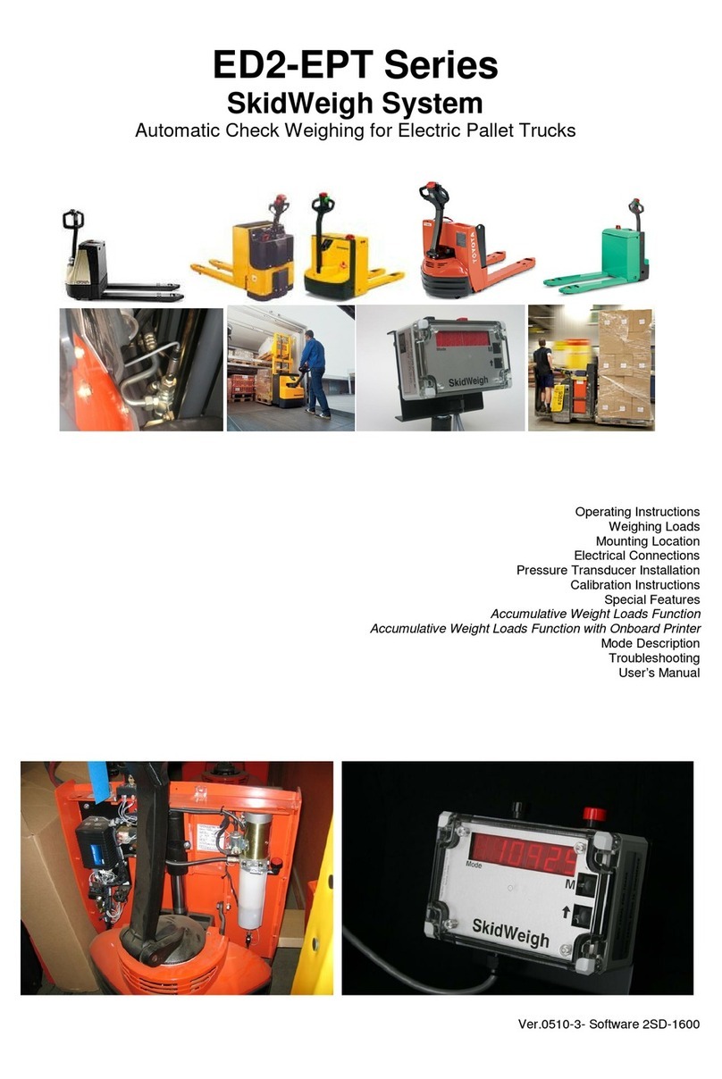 IVDT SkidWeigh ED2-EPT Series operating instructions