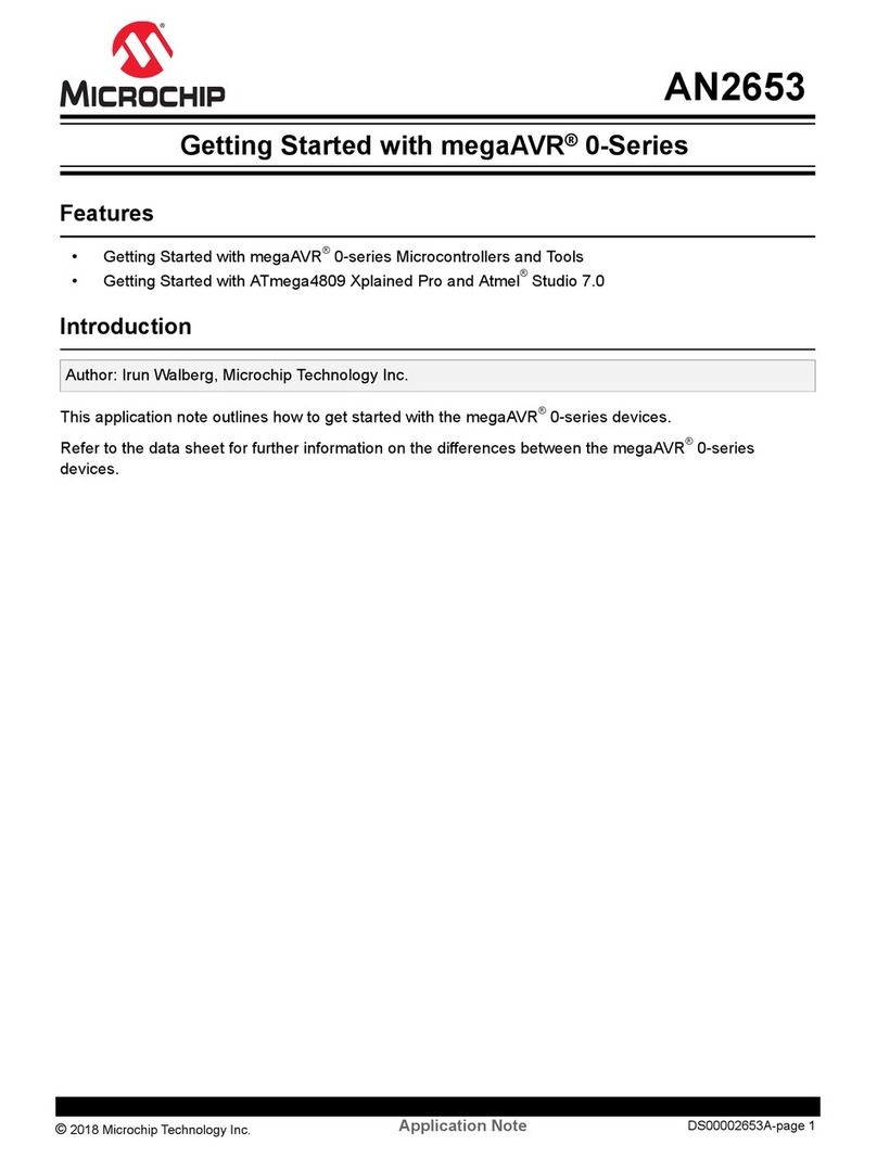 Microchip Technology ATmega4809 Xplained Pro User manual