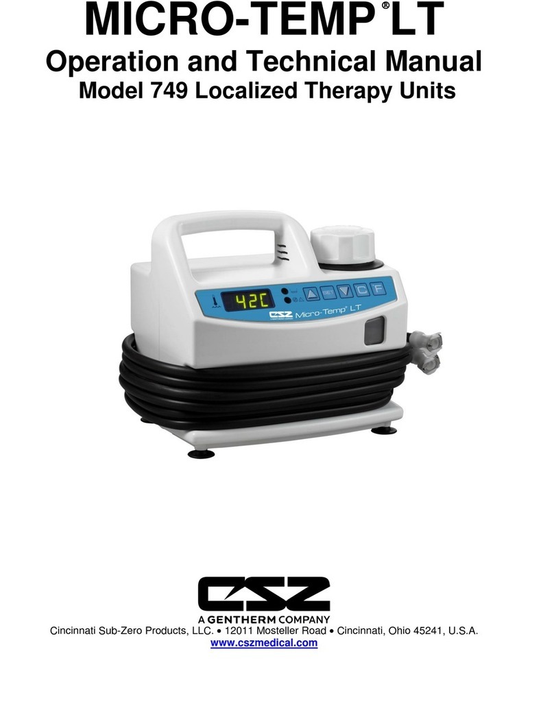 CSZ MICRO-TEMP LT 749 Operation and technical manual