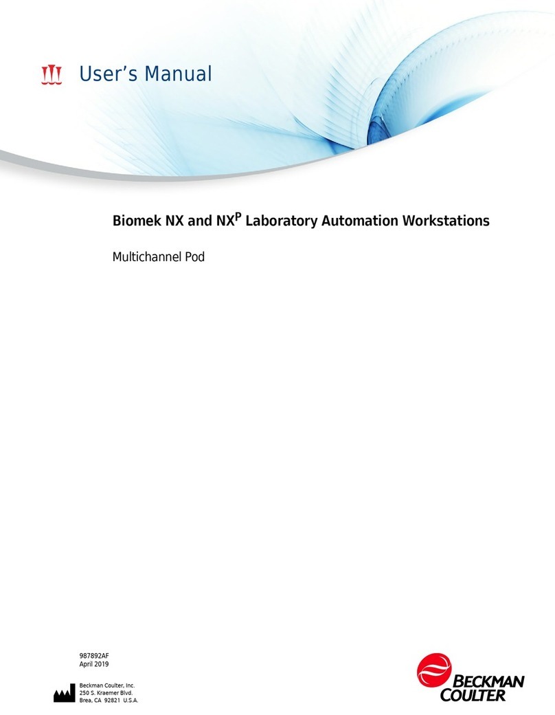 Beckman Coulter Biomek NX User manual