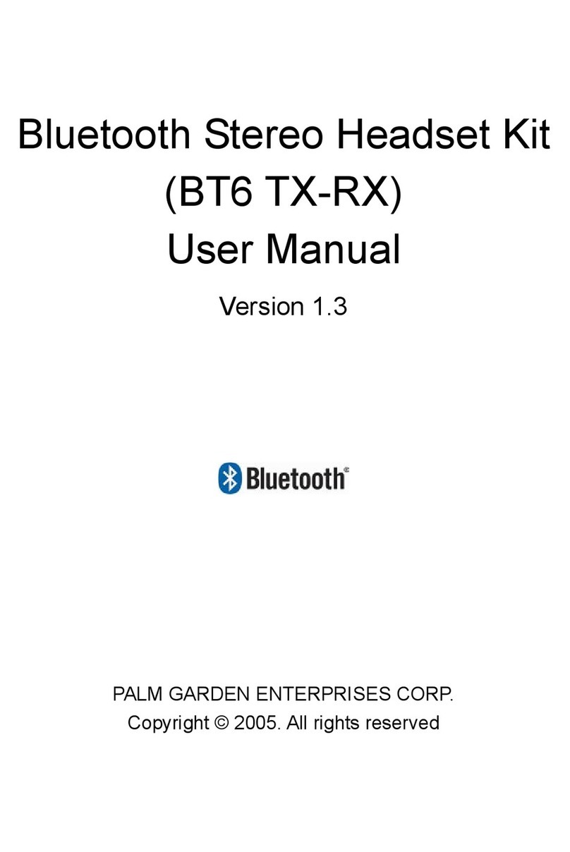 Palm Garden BT6 TX-RX user manual