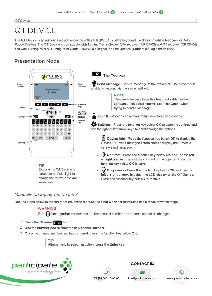 Turning Technologies QT User manual