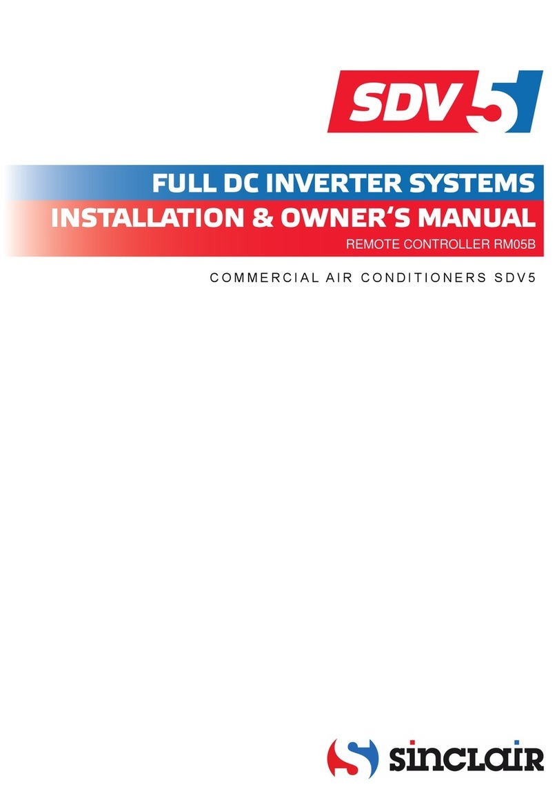 Sinclair SDV5 Series Operating instructions Sinclair SDV5 Series Operating instructions