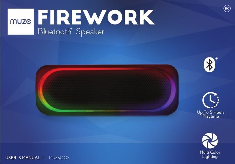 Sakar Muze Firework MUZ6005 user manual