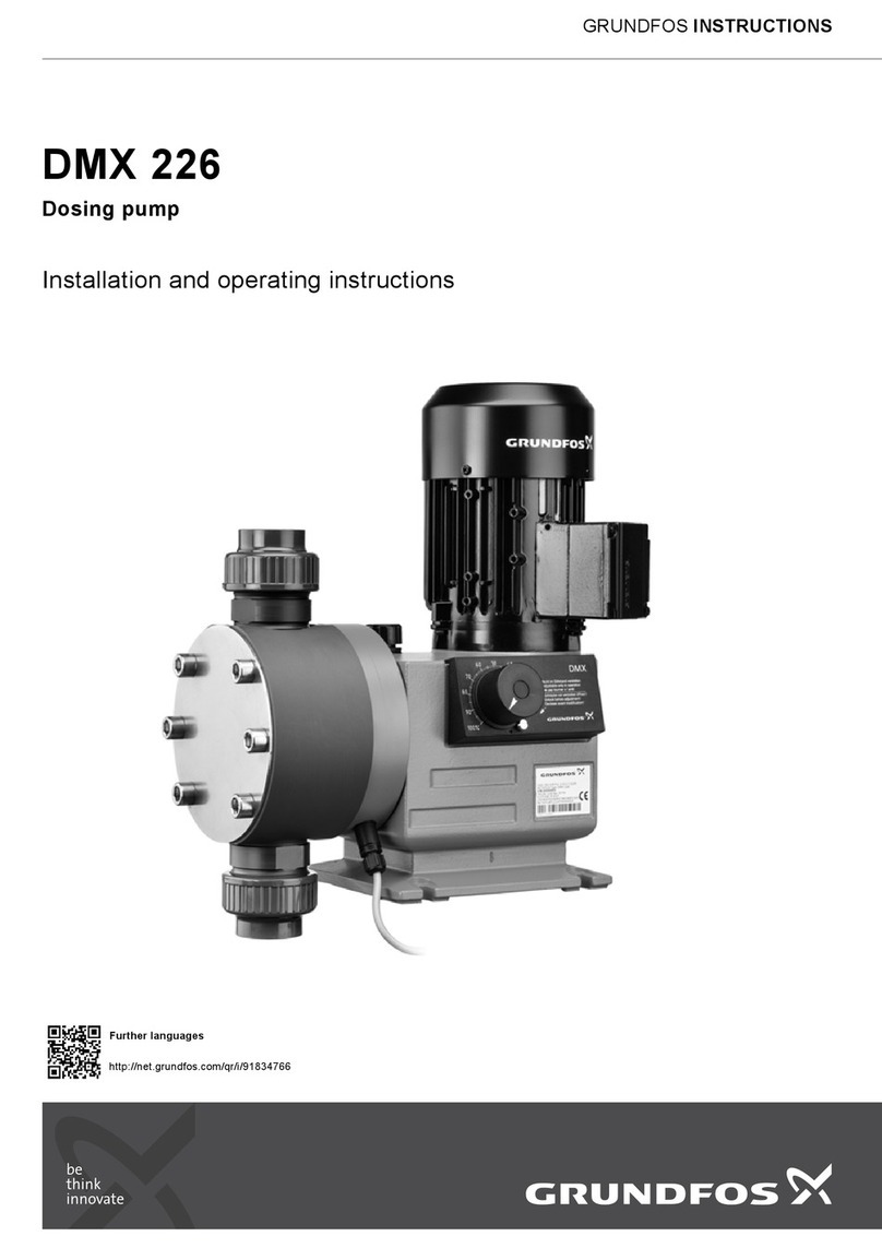 Grundfos DMX 226 User manual Grundfos DMX 226 User manual