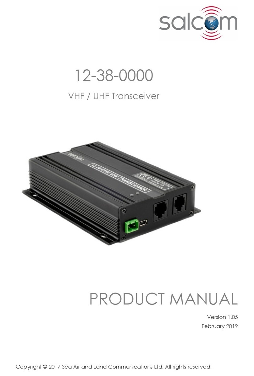 Salcom 12-38-0000 product manual
