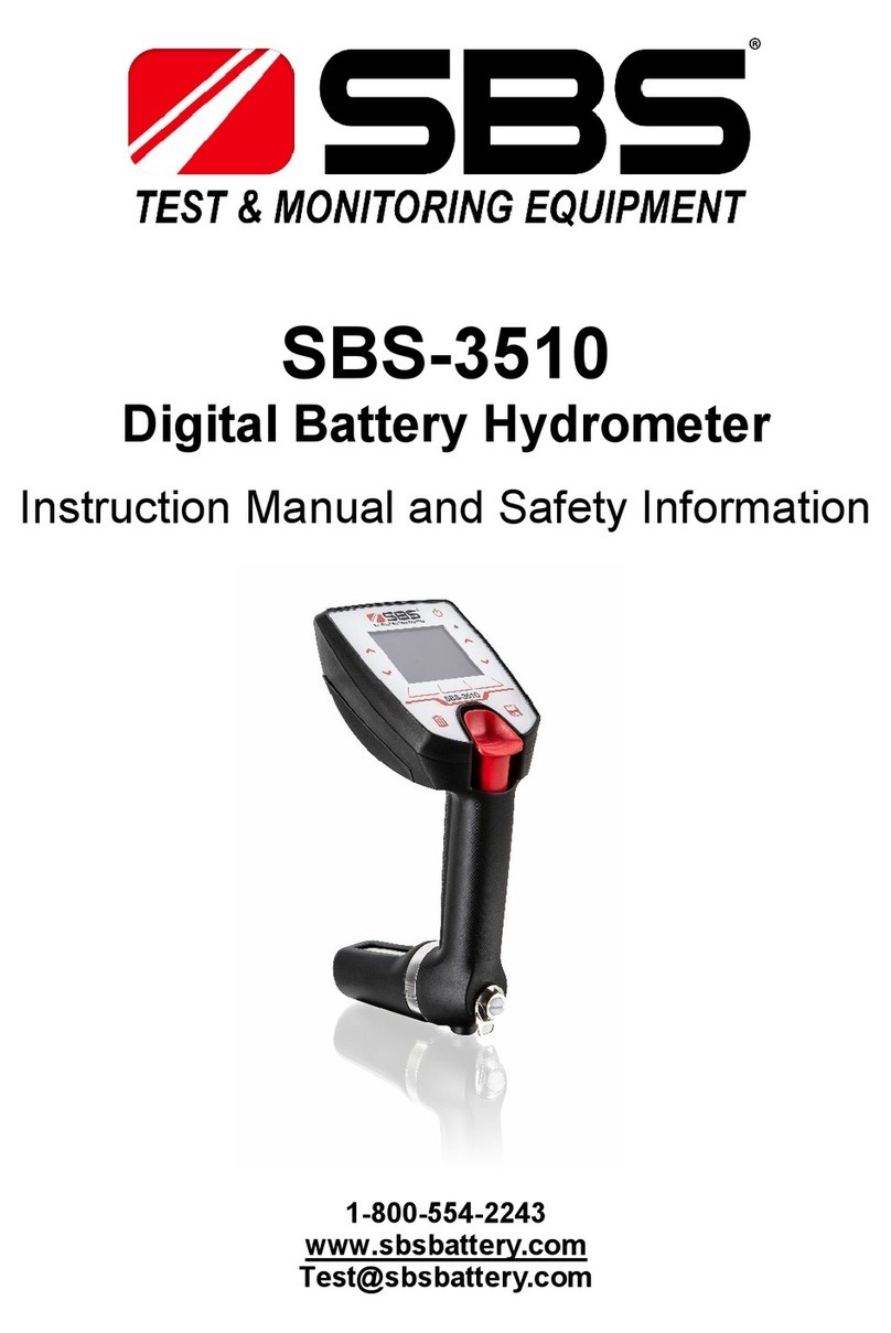 SBS SBS-3510 Instruction Manual and Safety Information
