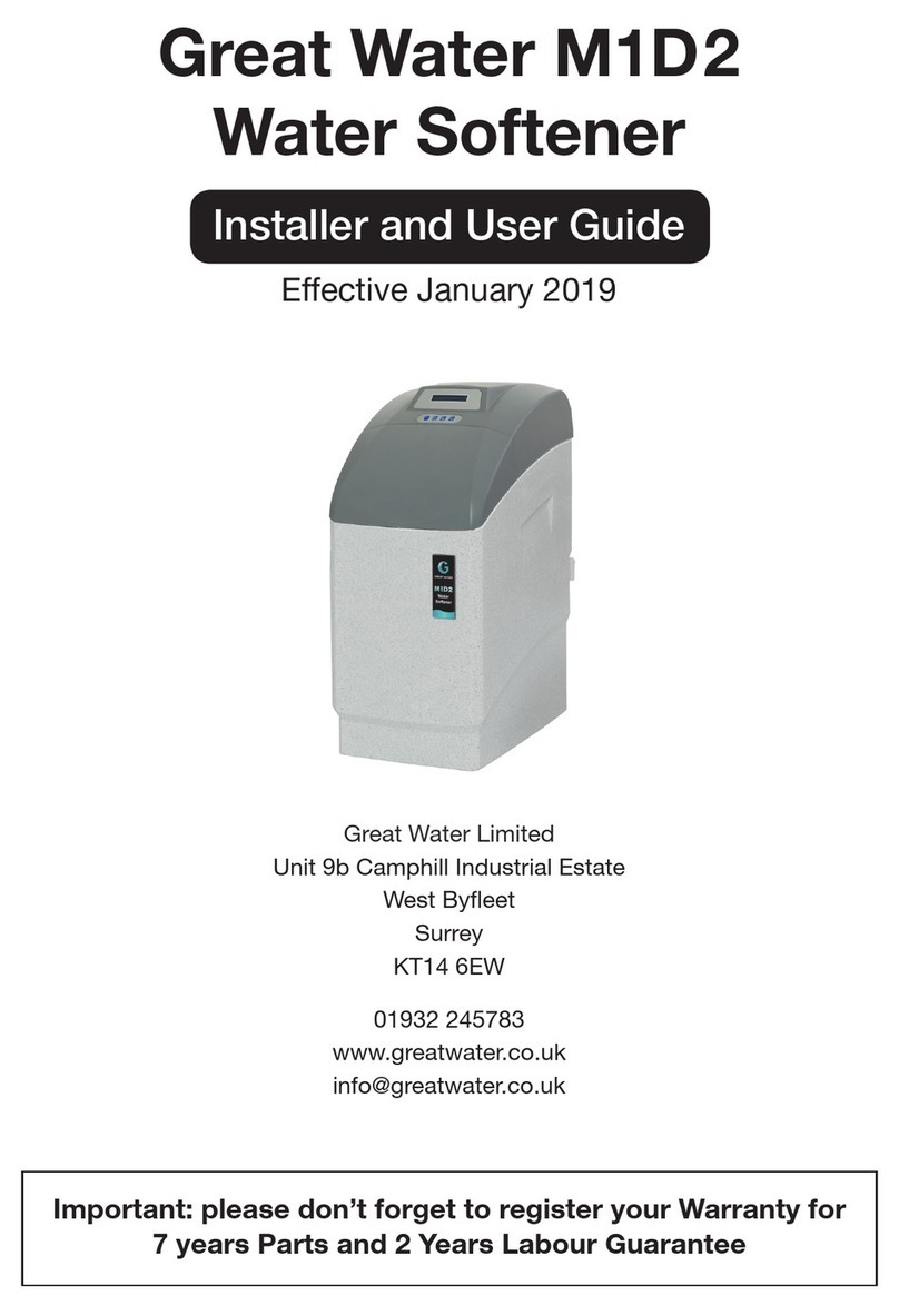 GREAT WATER M1D2 Installer and user guide
