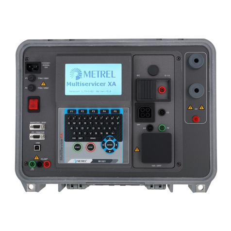 METREL MI 3321 MultiservicerXA instruction manual