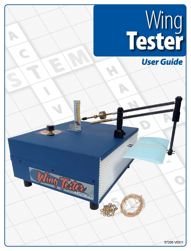 Pitsco Education Wing Tester User manual