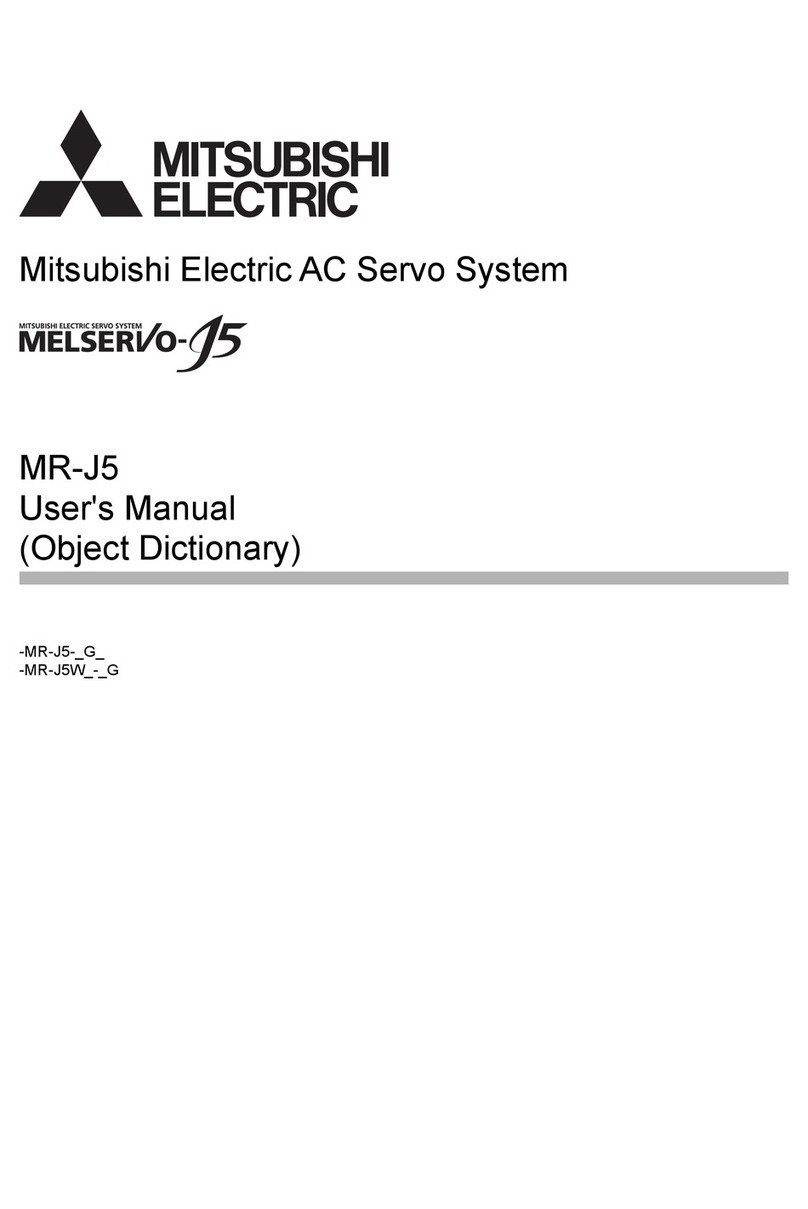 Mitsubishi Electric MELSERVO-J5 MR-J5-G Series user manual