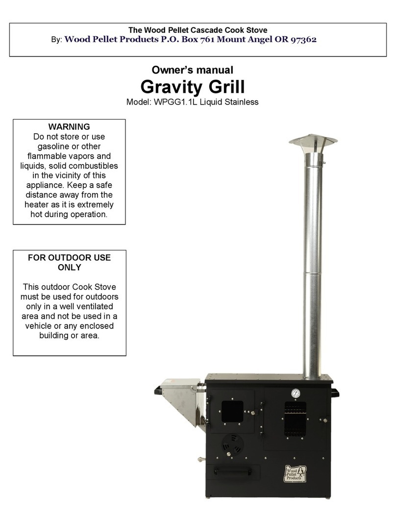 Wood Pellet Products Gravity Grill owner's manual