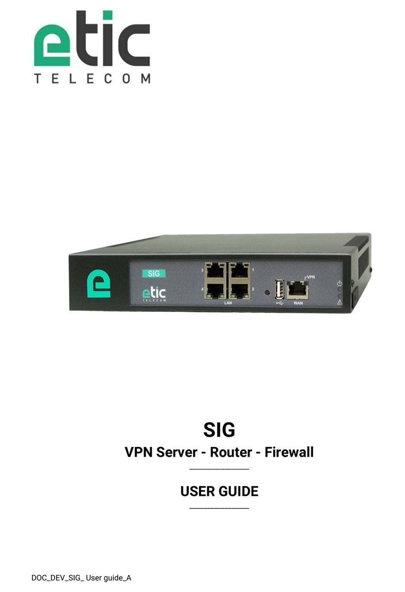 ETIC SIG Series user guide
