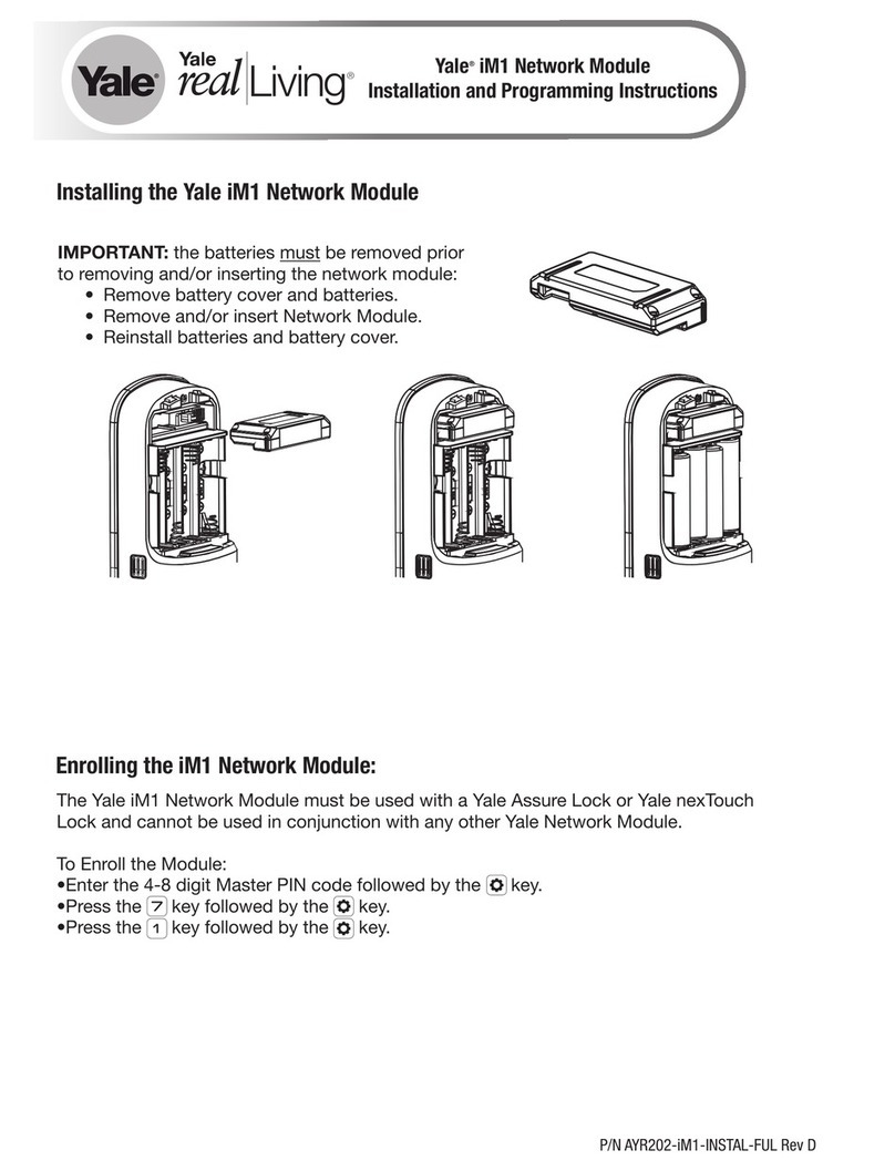 Yale Real Living iM1 Technical specifications