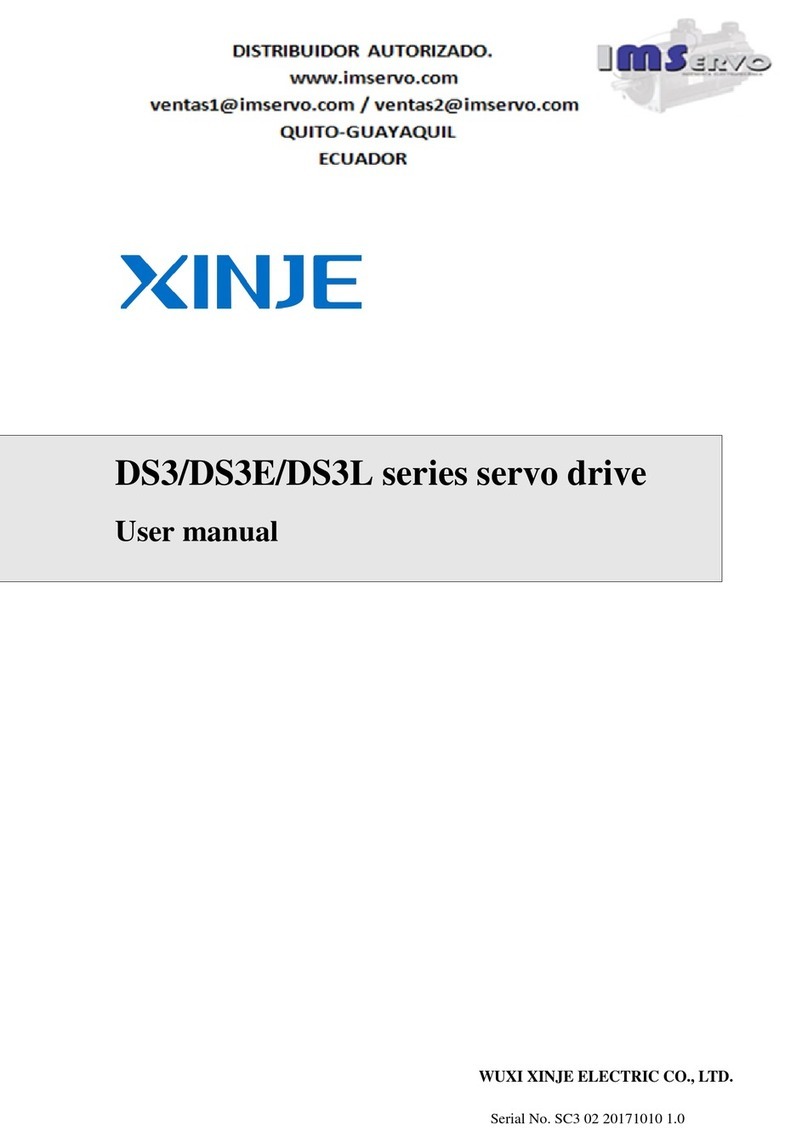 Xinje DS3 series servo User manual
