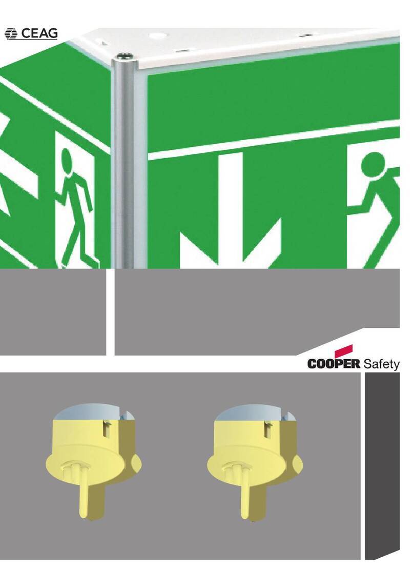 CEAG Cooper Safety SL 3301 Mounting and operating instructions CEAG Cooper Safety SL 3301 Mounting and operating instructions