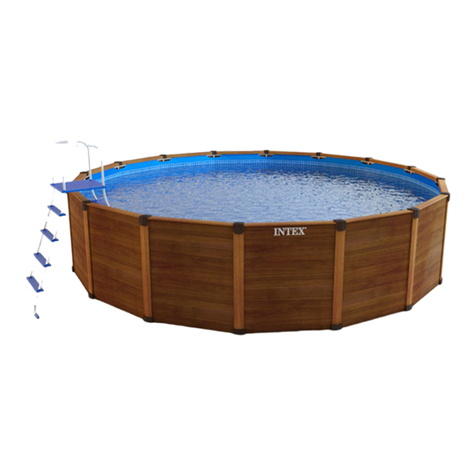 Intex GRAPHITE GRAY PANEL POOL SET User manual