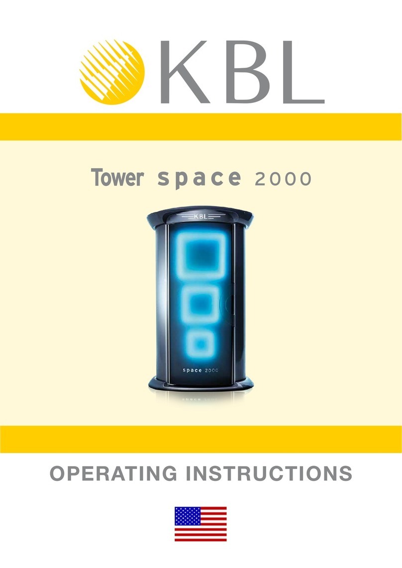 KBL Tower space 2000 operating instructions