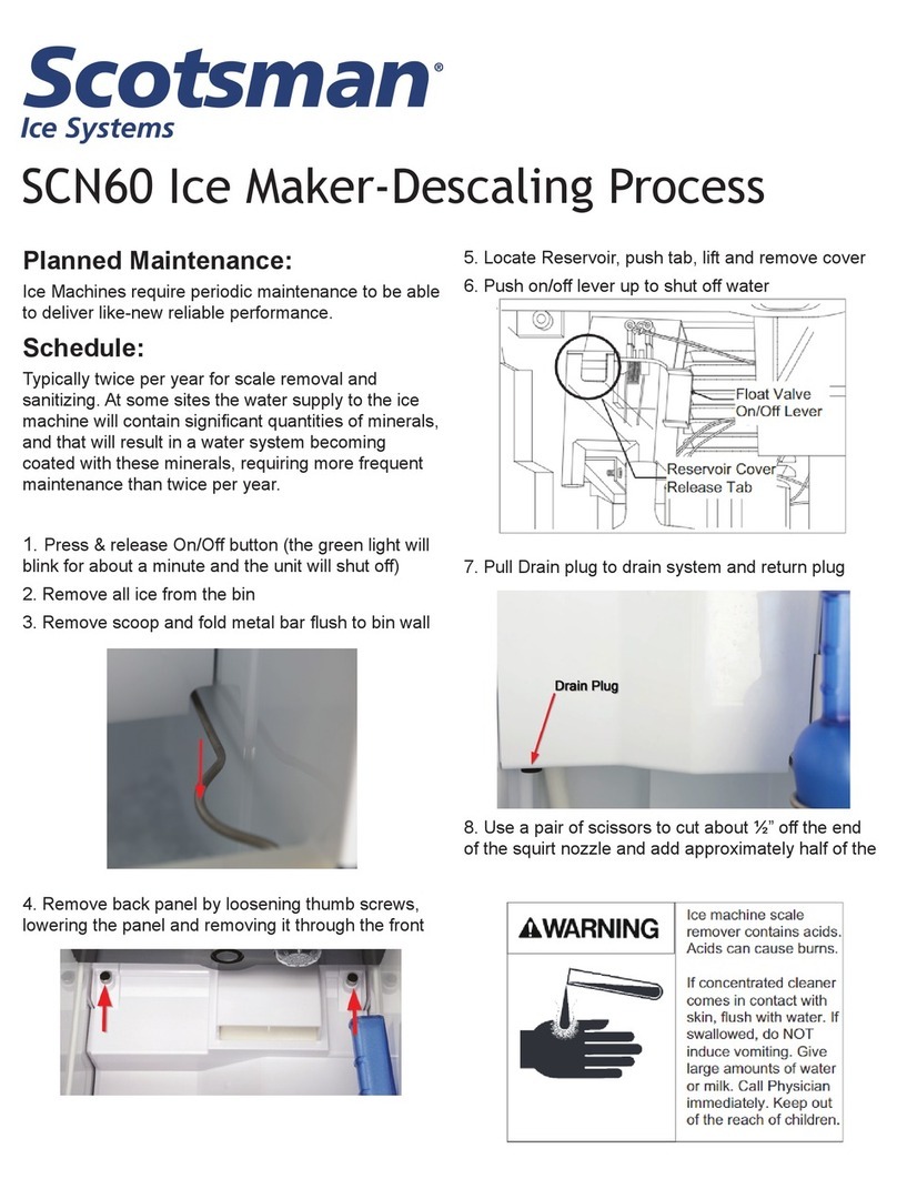 Scotsman SCN60 User manual