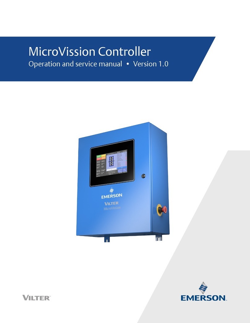 Emerson Vilter MicroVission Operation and service manual