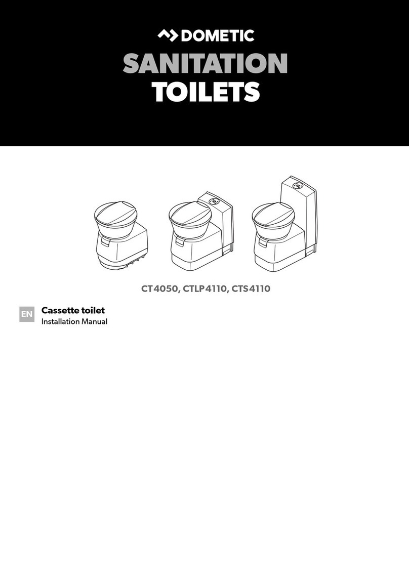 Dometic CT 4050 installation manual